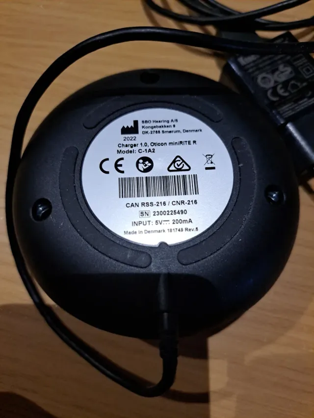 Cargador Oticon miniRite R