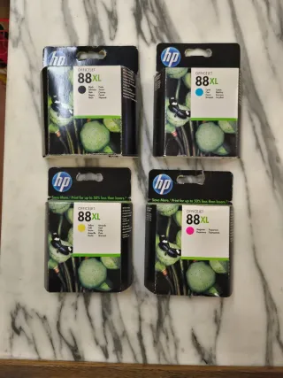 Pack 4 Cartuchos HP 88XL Originales Nuevos