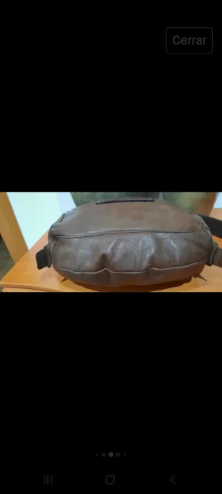 Bolso Piel Mandarina Duck Marrón