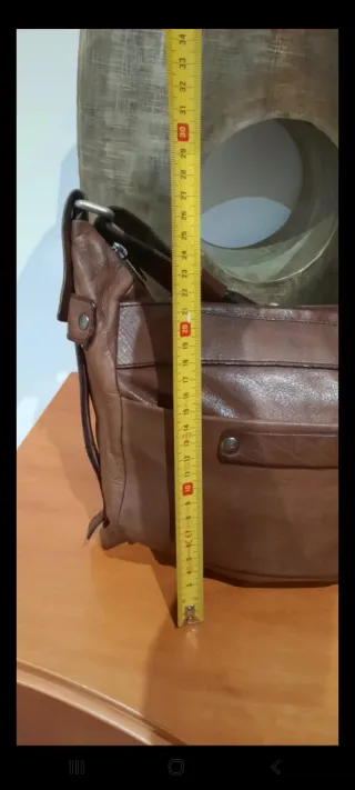 Bolso Piel Mandarina Duck Marrón