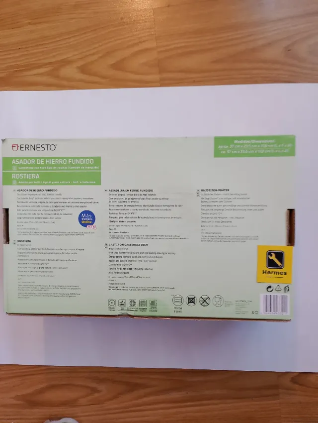 Asador hierro fundido Ernesto 4L