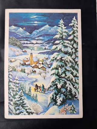 Cartoline di Natale Vintage Viaggiate