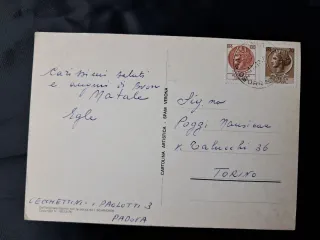 Cartoline di Natale Vintage Viaggiate