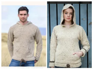 Jersey de lana con capucha