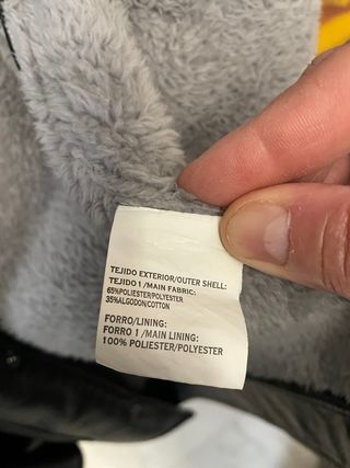 Abrigo de piel DI-BYE negro