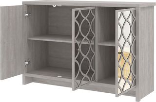 Aparador de entrada moderno gris roble 115x78x40cm