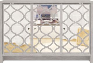 Aparador de entrada moderno gris roble 115x78x40cm