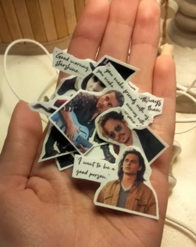 Set stickers "Johnny Depp"