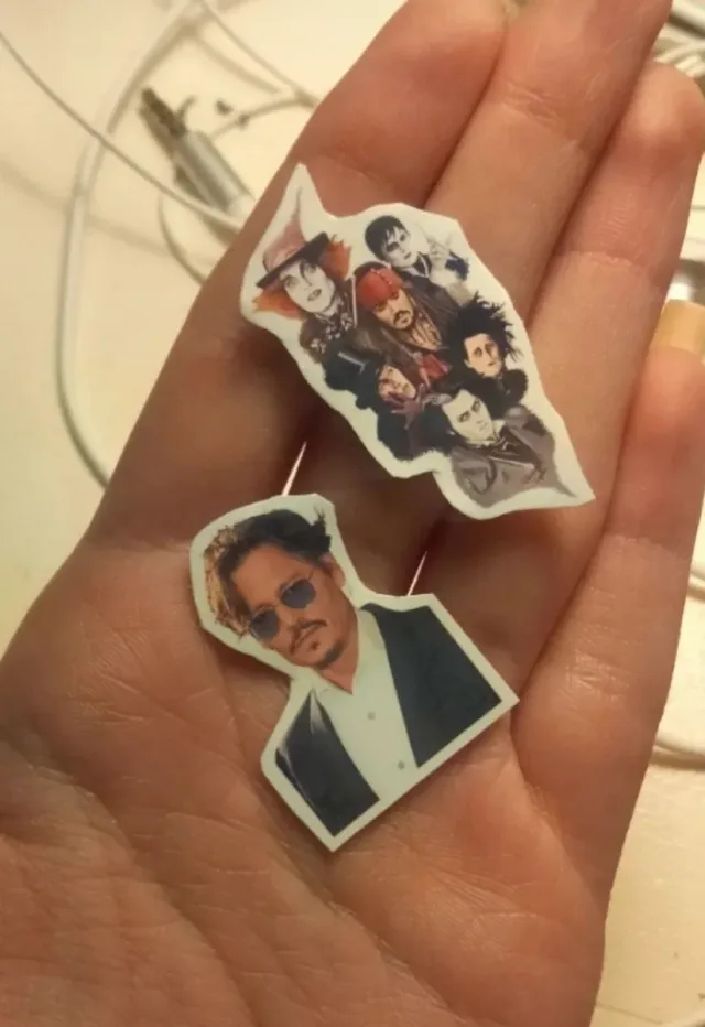 Set stickers "Johnny Depp"