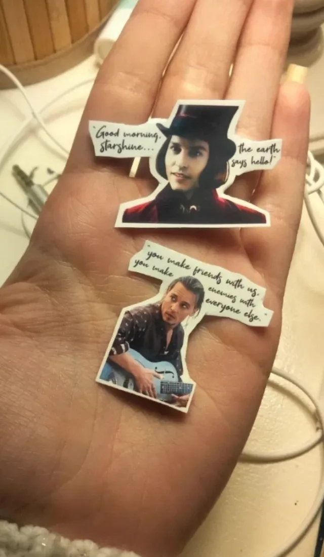 Set stickers "Johnny Depp"