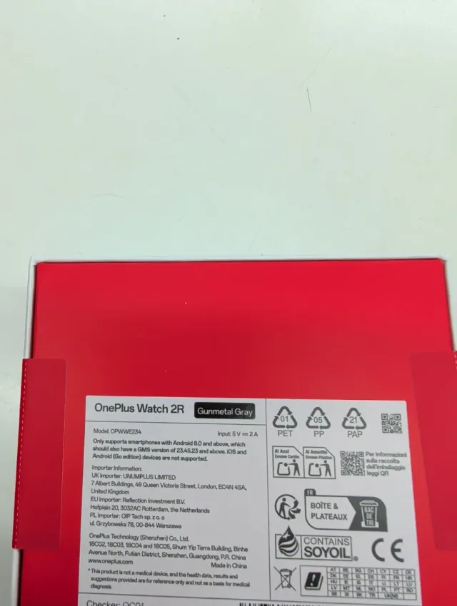 OnePlus Watch 2R Negro