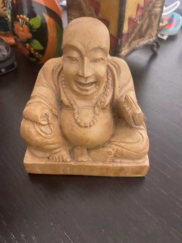 Statua Buddha in legno