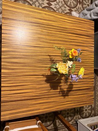 Mesa de salón madera, diseño muy chulo