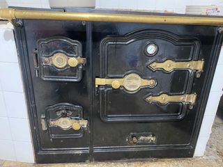 Estufa de leña Gallega conservada