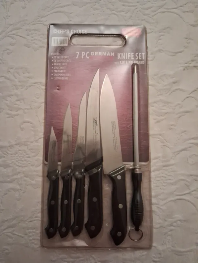 Set 7 Piezas Cuchillos Chef's Choice