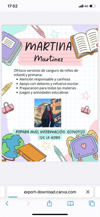 Cuidadora de niños Logroño