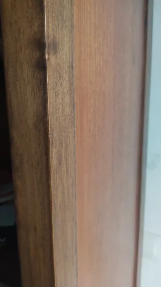 Alacena vitrina Banak madera y cristal