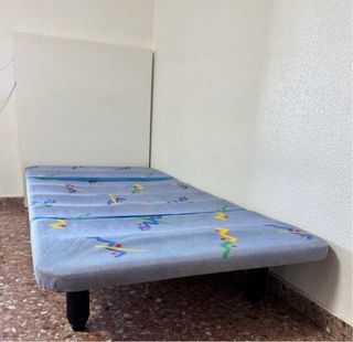 Cama individual 90cm y cabecero