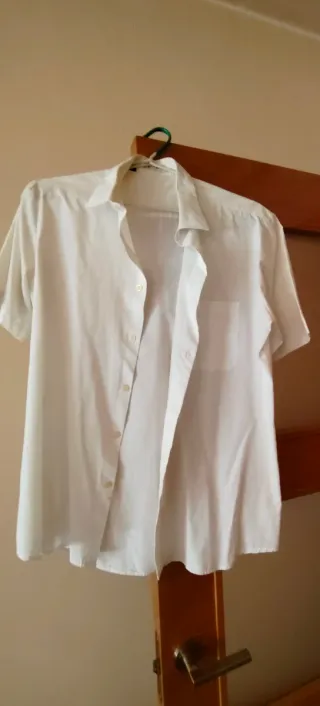 Pack 4 camisas manga corta blancas