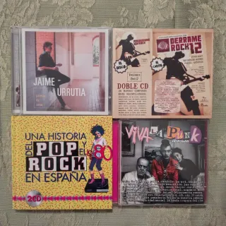 40 CD POP ROCK NACIONAL DESDE 3 EUROS