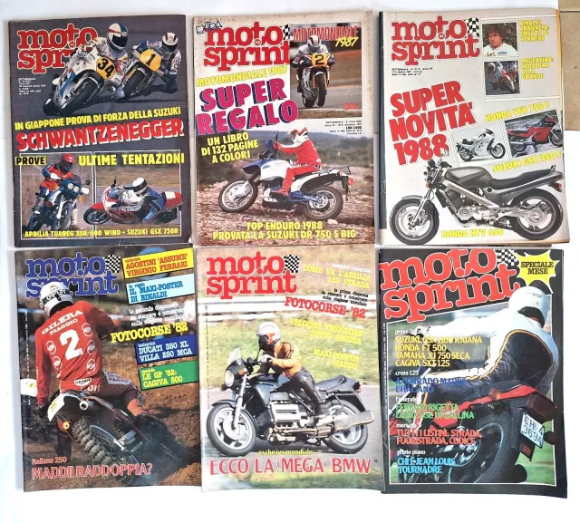 Lotto di n.36 Riviste Moto Sprint