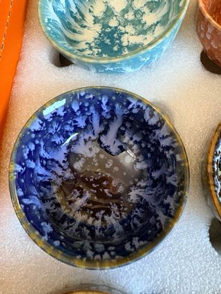 Juego 6 tazas té cerámica chinas