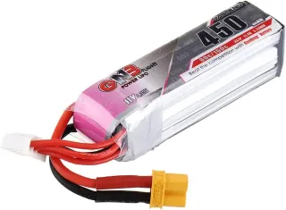 Gnb 11.4V 450Mah 80C 3S Lipo Batería Xt30 Enchufe para RC