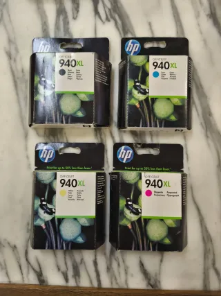 Pack 4 Cartuchos HP 940XL Originales Nuevos