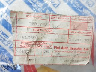 Apoyo parachoques delantero Fiat Uno Turbo /Lancia