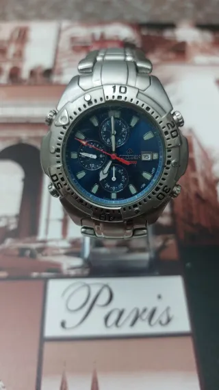 Orologio Citizen WR200 Cronografo Blu