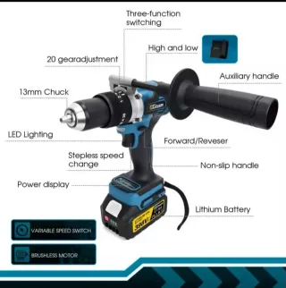 Taladro Percutor Gisam 650Nm 398VF