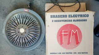 Brasero Eléctrico FM 2 Resistencias Blindadas