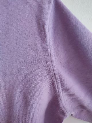 Cardigan cuello redondo Viriato morado