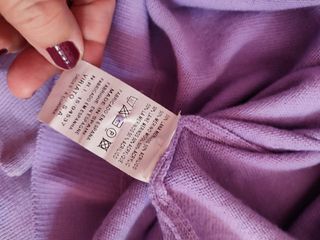 Cardigan cuello redondo Viriato morado