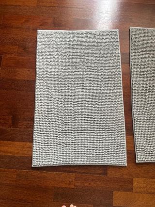 Tappeti in ciniglia di cotone GRIS