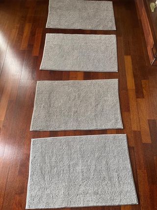 Tappeti in ciniglia di cotone GRIS