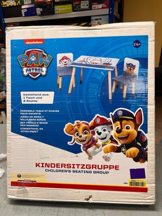 Mesa y 2 Cadeiras Paw Patrol