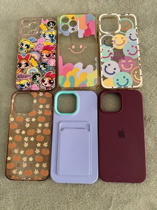 Pack 6 Fundas iPhone 13 Pro Max