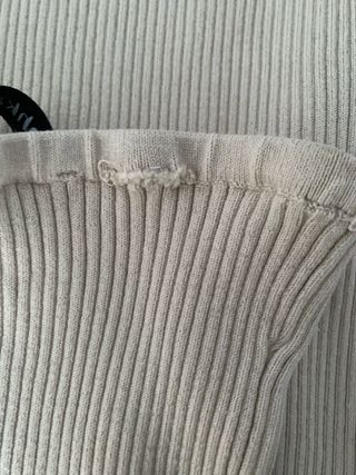 Vestido Bershka Beige Tubo Largo