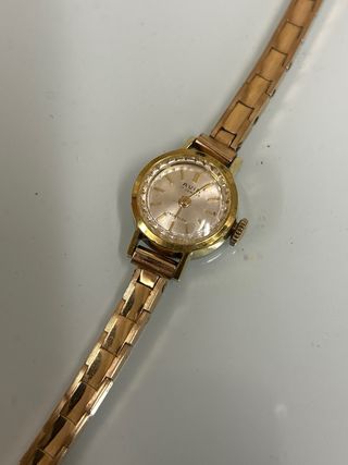 Orologio Avia donna vintage laminato oro giallo
