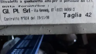 Scarponcino Pro Nero per Vigili del Fuoco