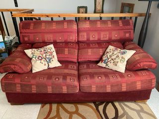 Sofá de tela 2 plazas