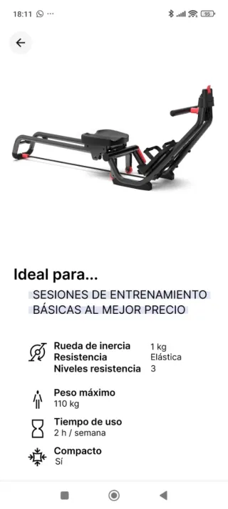 Máquina de Remo Decathlon