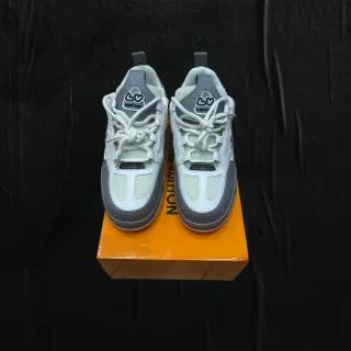 Scarpe Louis Vuitton Grigio Bianco