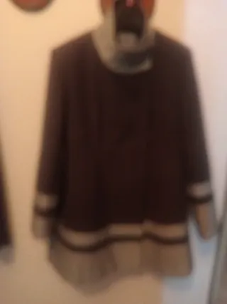 Cappotto Camomilla Nero Taglia Unica