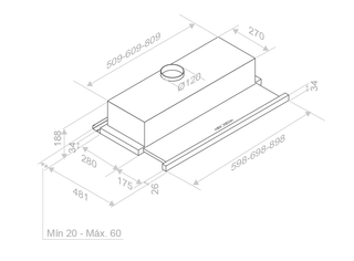 Campana extractora Pando ES Inox