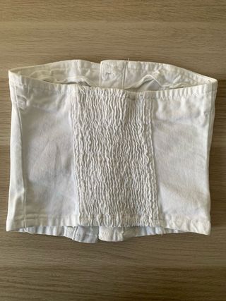 Corsé vaquero blanco Pull&Bear