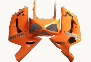 CARENADO PINTADO KAWASAKI ZX6R NARANJA 2003-2004