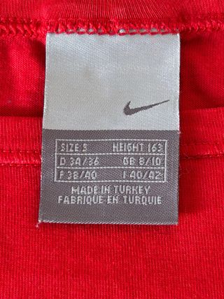 Camiseta Nike Roja Talla S