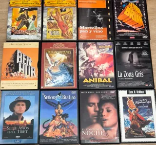 Lote 52 DVDs: 22 precintados + 30 como nuevos